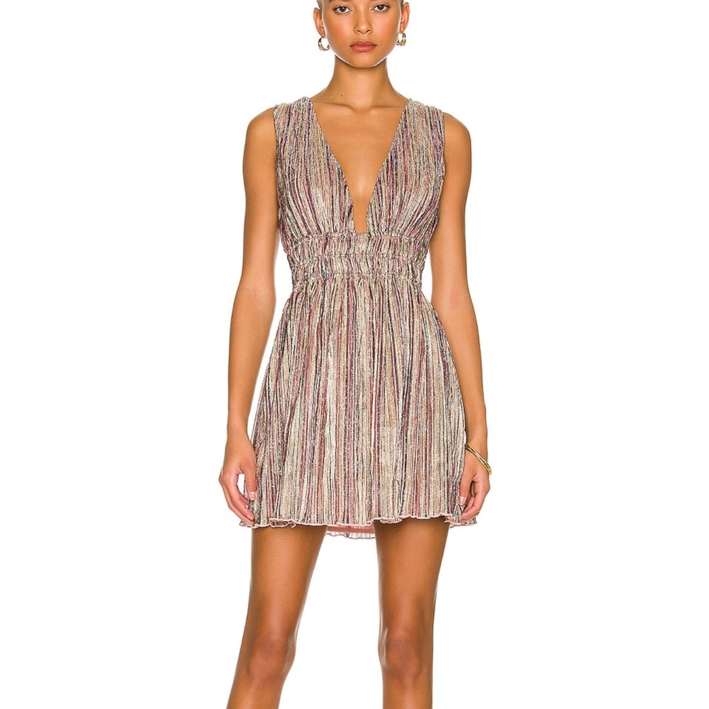 House of Harlow 1960 x REVOLVE Edie Mini Dress in Metallic Multi